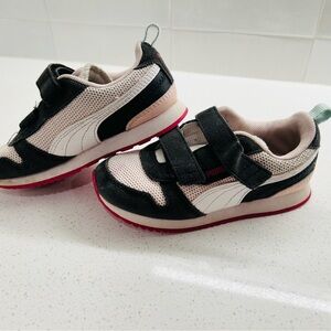 Puma Kids' Navy, Pink and White Sneakers